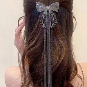 New Rhinestone hair barrette